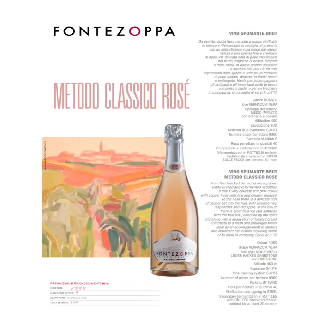 VINHO ROSÉ MÉTODO CLÁSSICO MARCHE - imagem 2