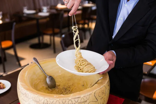 Grana Padano, the best-selling PDO cheese. Grana Padano mangiamo italiano