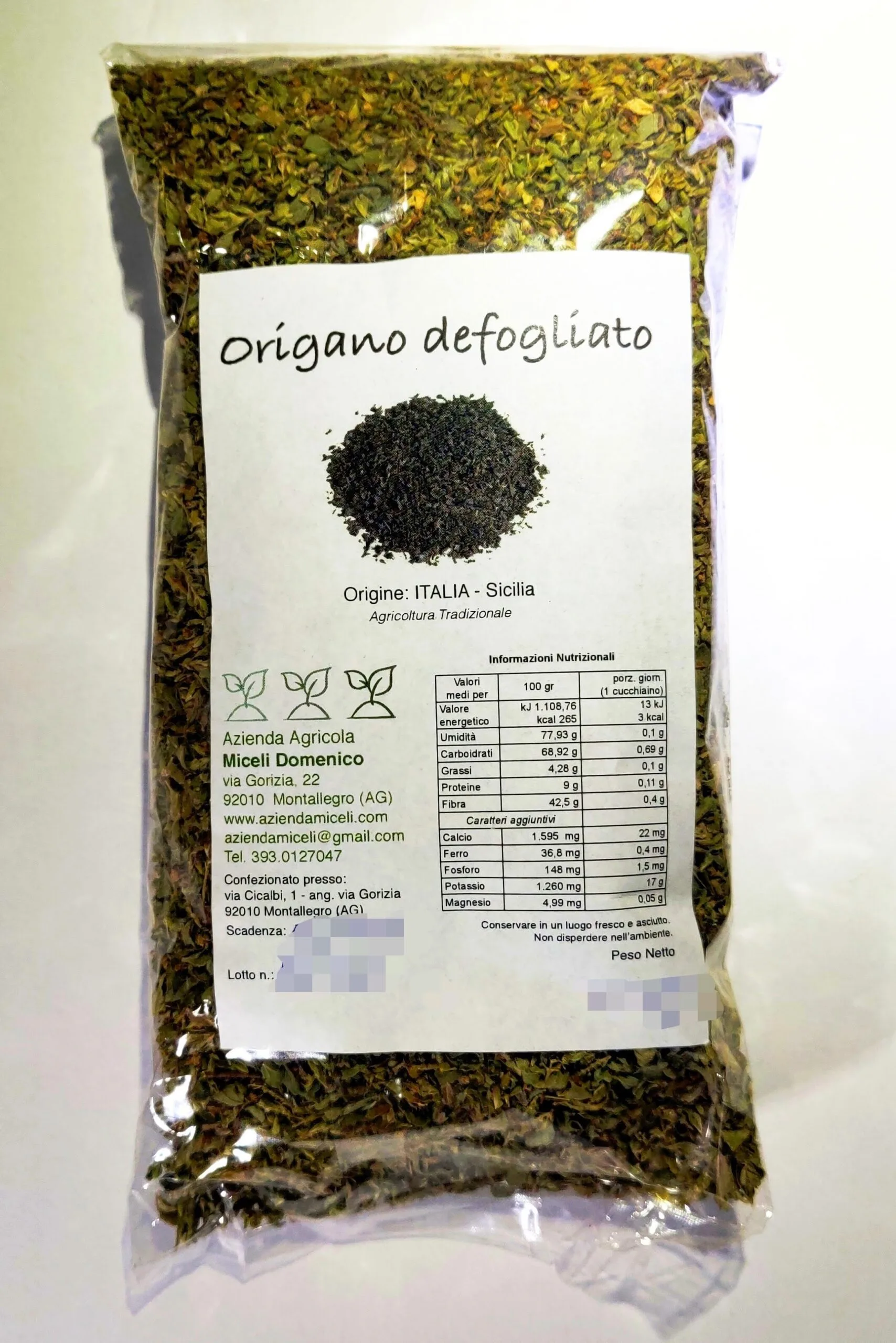 orégano domenico myceli