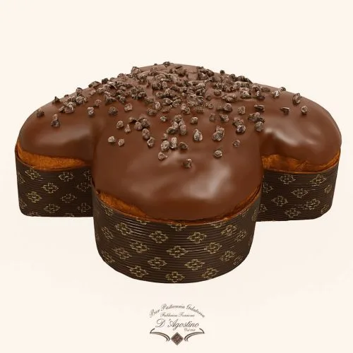 Logotipo da pomba de chocolate