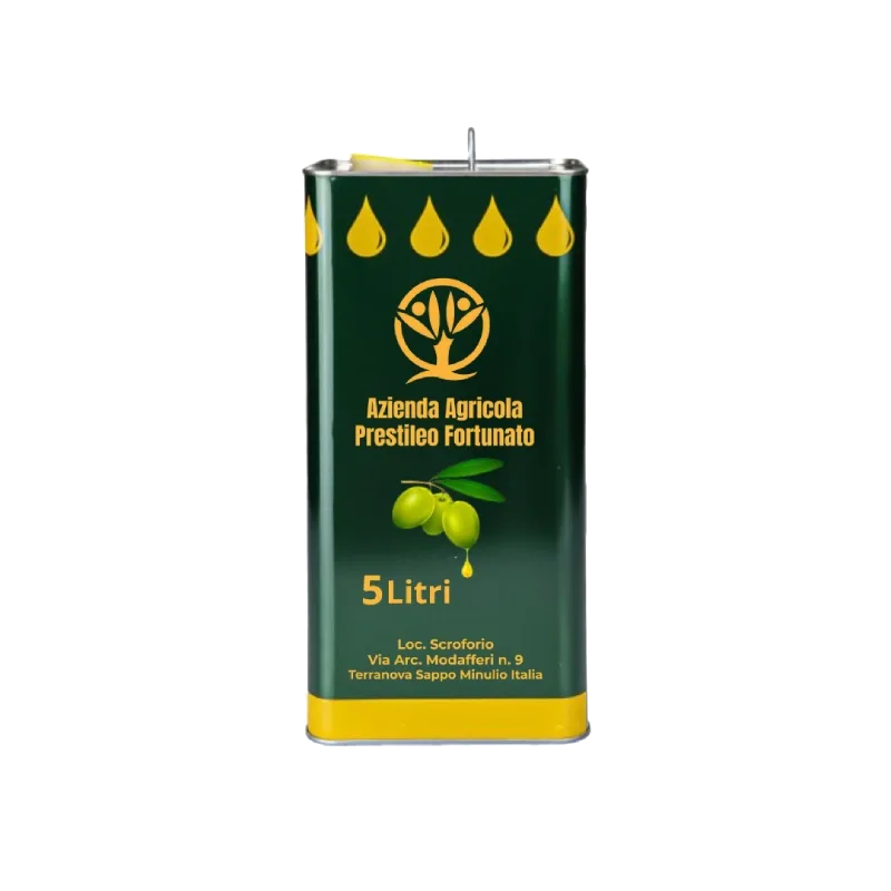 Huile d'olive extra vierge 5 Lt (boîte de 4)