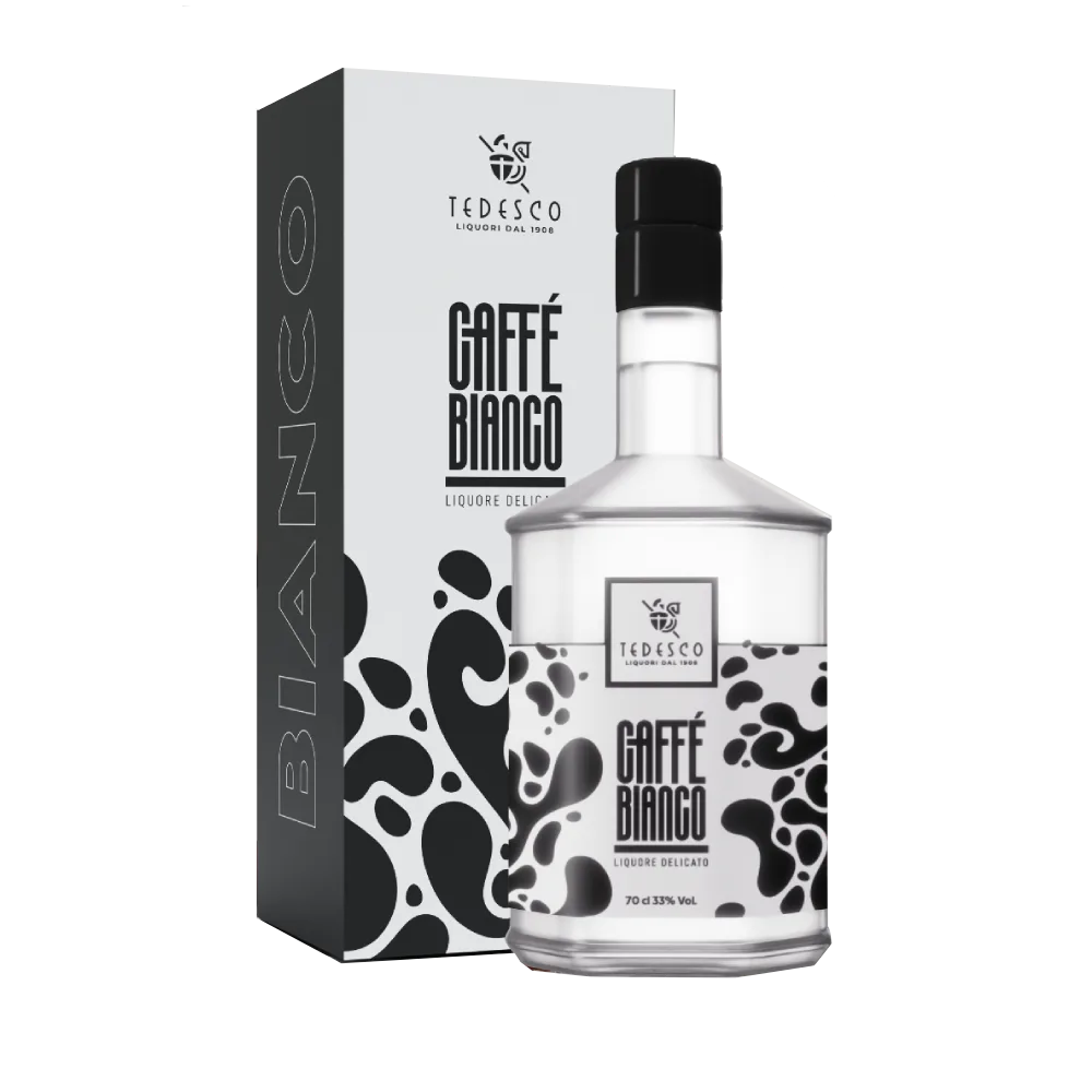 Amaro Caffè Bianco 70cl Tedesco Liquori gift box