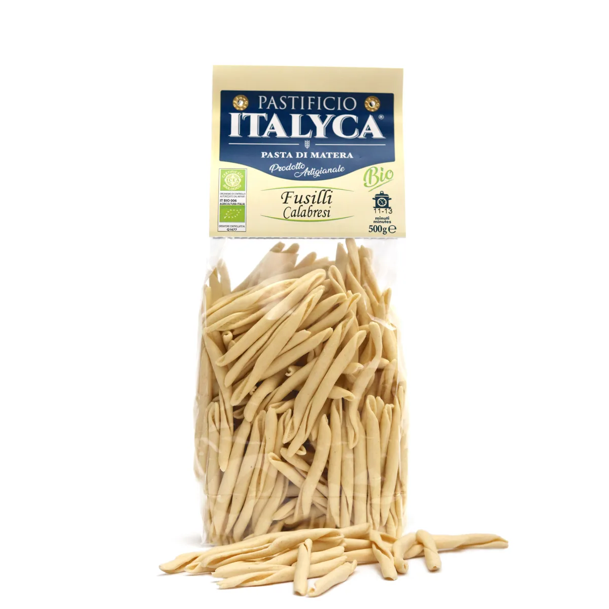 FUSILLI CALABRESI 100% ITALIAN ORGANIC ARTISAN PASTA 500g