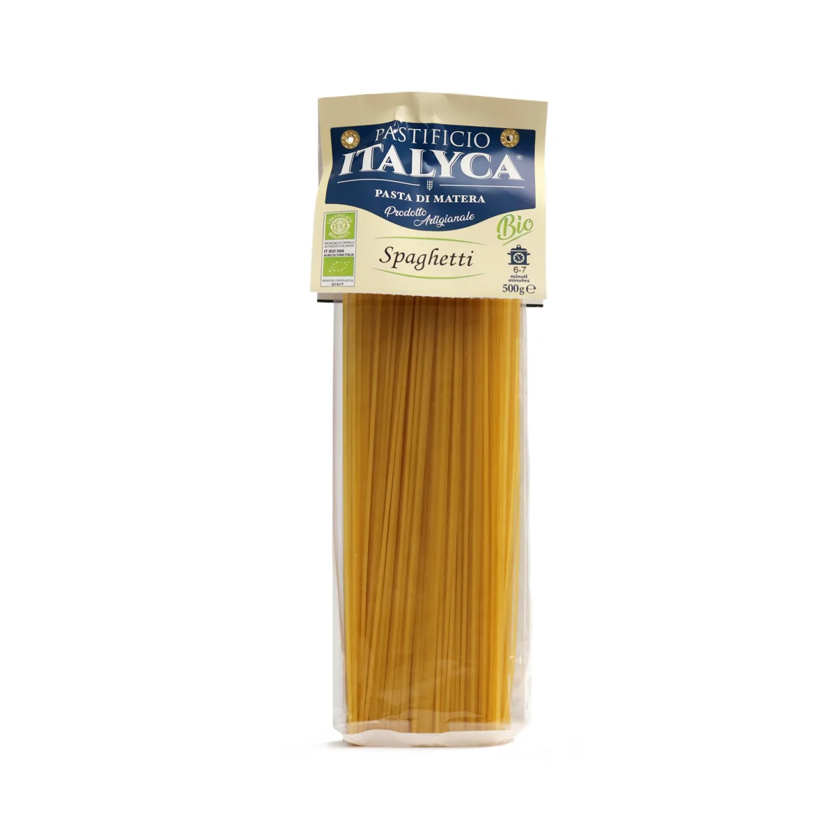Spaghetti, 100 % italienische Bio-Handwerkspasta, 500 g – Bild 2