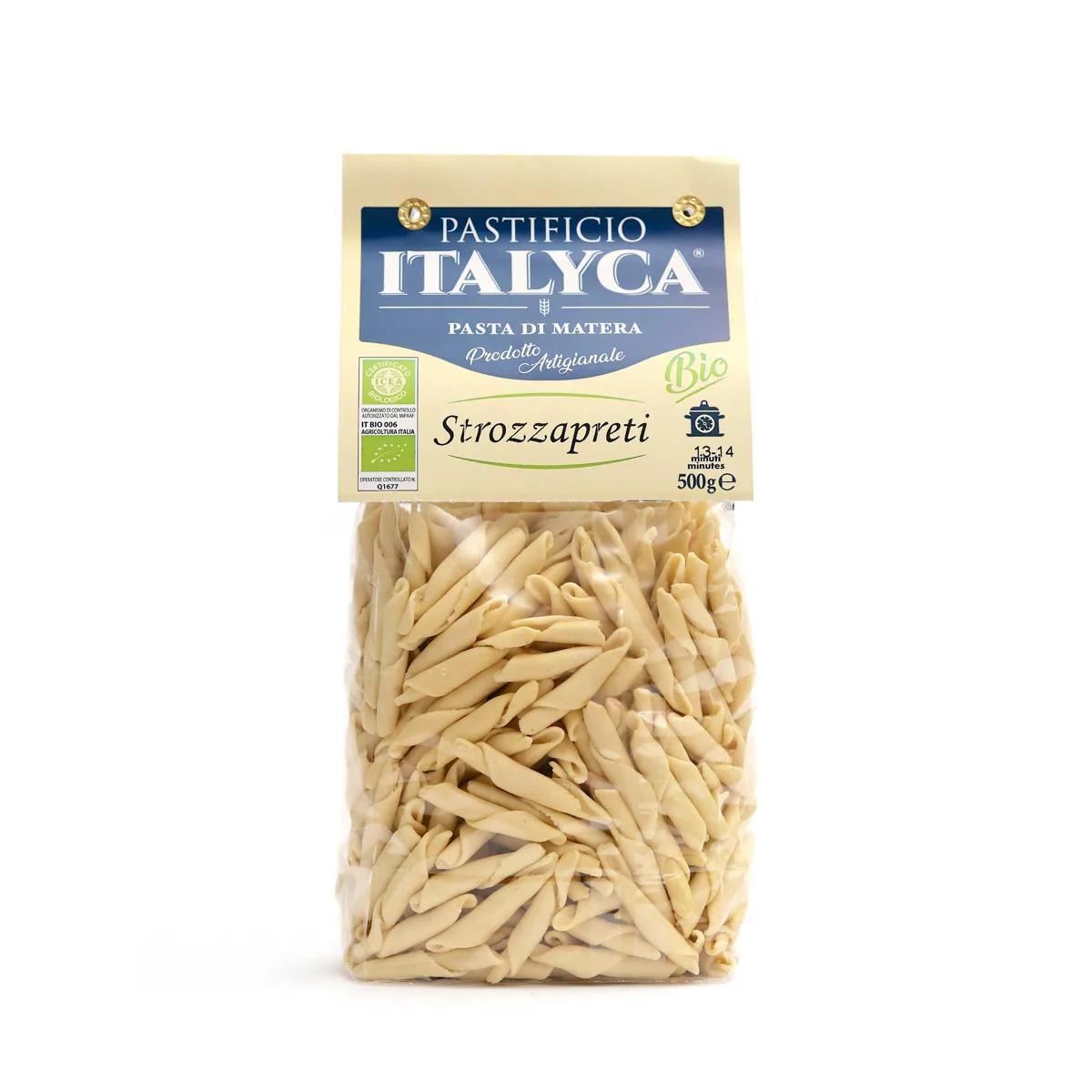 STROZZAPRETI 100 % ITALIENISCHE HANDWERKLICHE BIO-PASTA 500 g – Bild 2