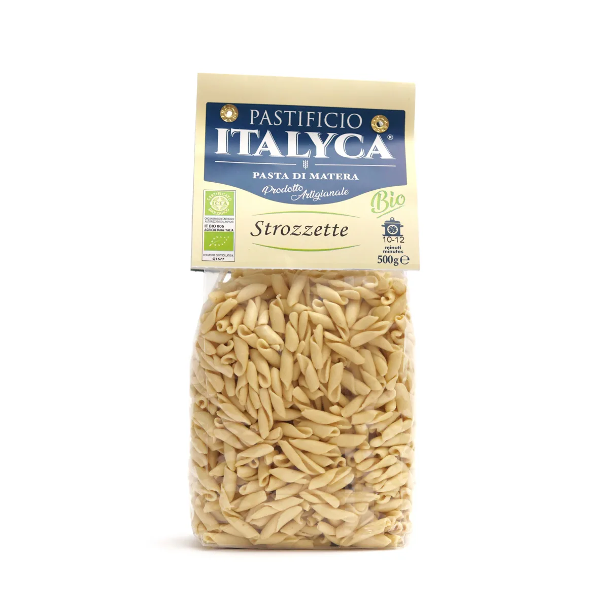 STROZZETTE 100% PÂTES ARTISANALES BIO ITALIENNES 500g - image 2
