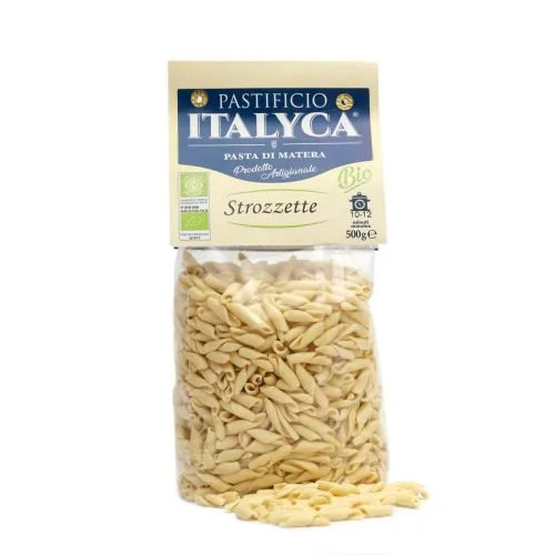 STROZZETTE 100% PÂTES ARTISANIQUES BIOLOGIQUES ITALIENNES 500g