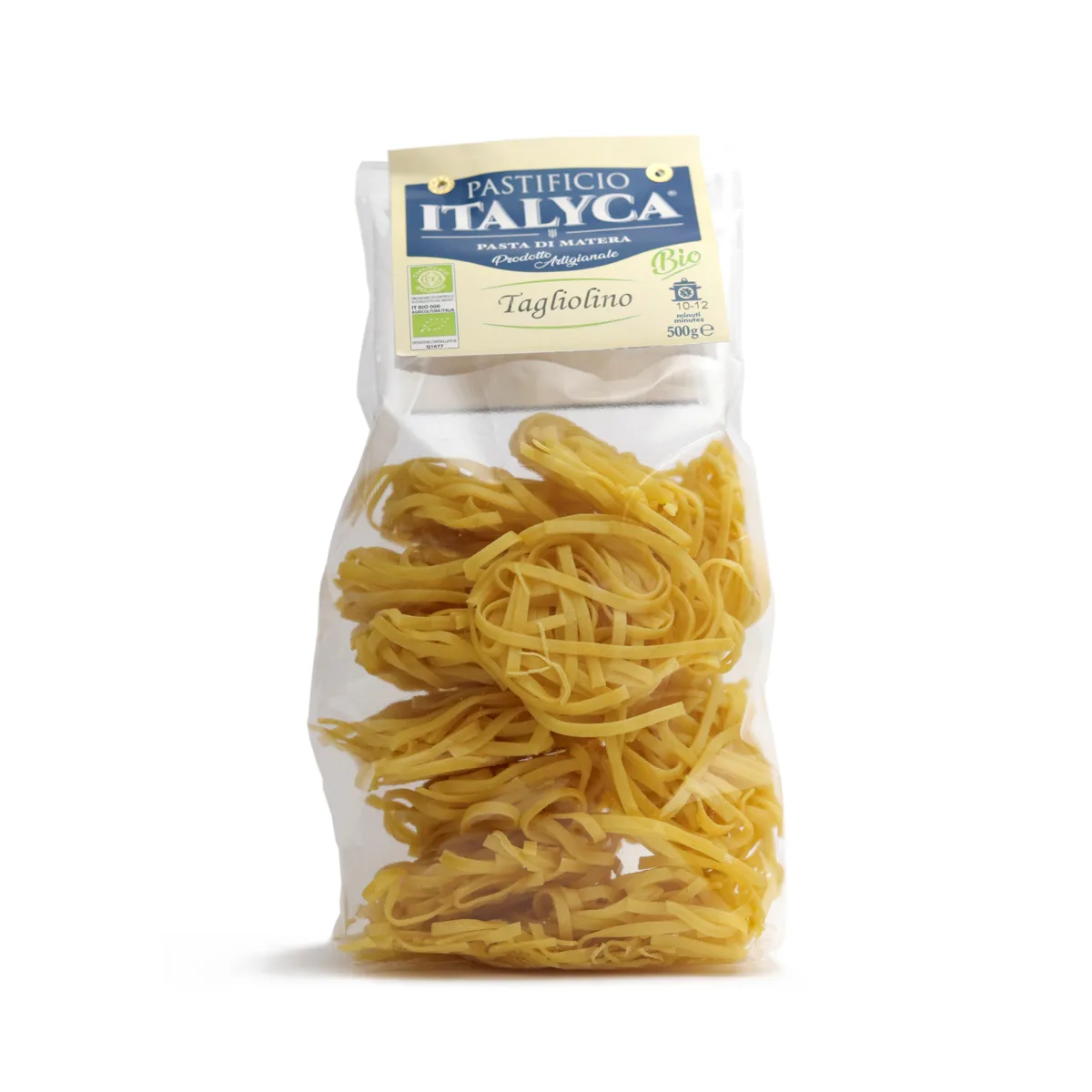 TAGLIOLINO 100% MASSA ARTESANAL ORGÂNICA ITALIANA 500g - imagem 2