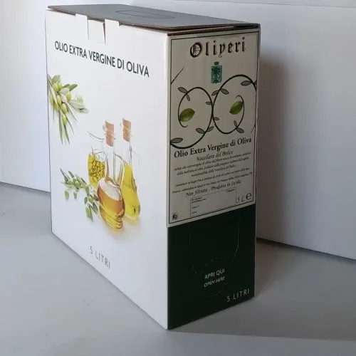 Natives Olivenöl extra von Oliveri aus Nocellara del Belice