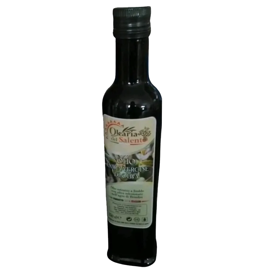 12 bouteilles de 0,25 l d'huile d'olive extra vierge