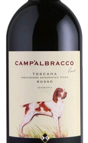 Camp'Albracco I.G.T. Rosso Toscana 2023, Sangiovese 70% Merlot 30%